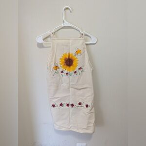 Brand New Hand Painted Sunflower Apron